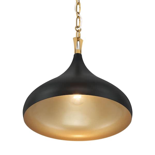 Minka Lavery Cedar Lane 100-Watt 1-Light Dark Matte Black and