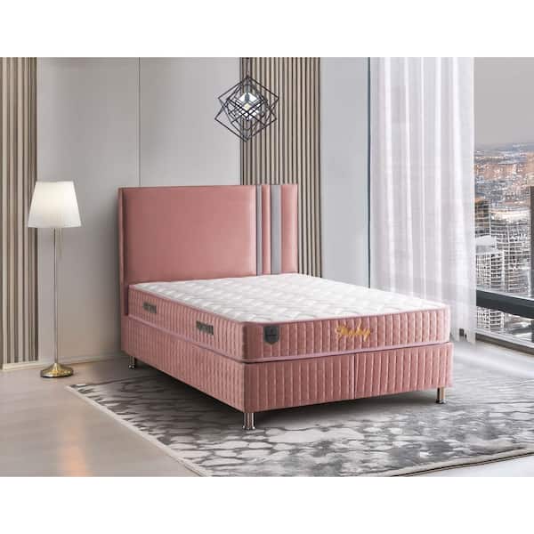 Ottomanson Full Medium Firm Hybrid, Durable Support and Comfort, CertiPUR-US Foam 9 in. Bed-in-a-Box Mattress