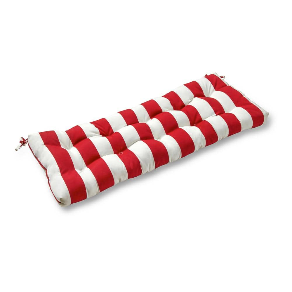 cabana stripe bench cushion