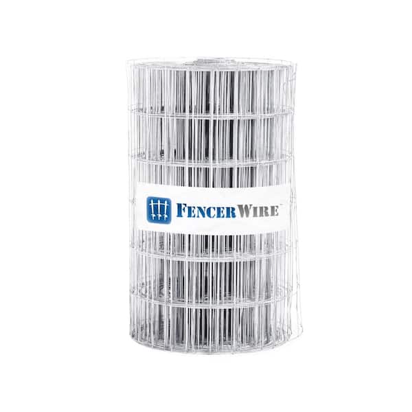 Fencer Wire 5 ft. x 50 ft. 14-Gauge Welded Wire Fence with Mesh 2 in. x 4 in.