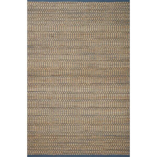 Colton 1 ft. 6 in. x 1 ft. 6 in. Natural / Navy Contemporary Sample Rug