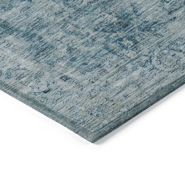 Chantille Machine Washable Indoor/Outdoor Abstract ACN1773 Blue 5 ft. x 7 ft. 6 in. Area Rug