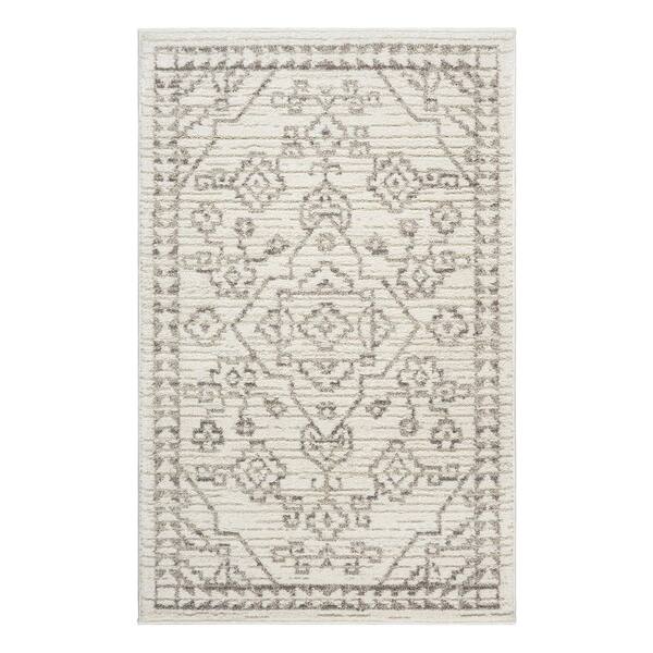 Concord Global Trading Nizza Collection Dakota Ivory 3 ft. x 4 ft. Traditional Scatter Rug