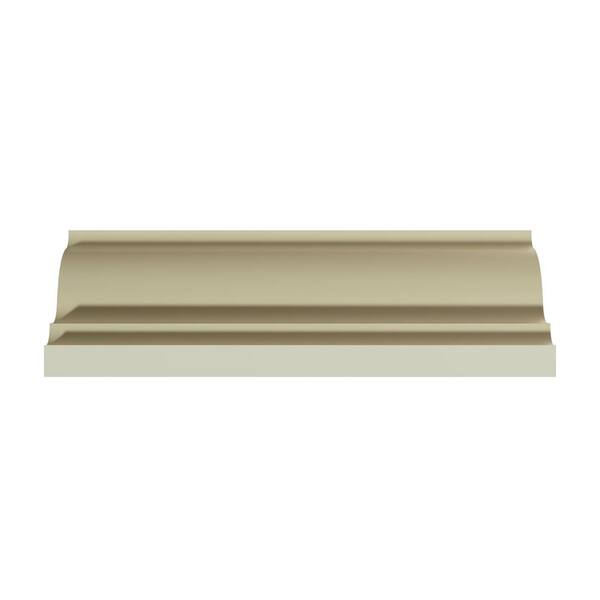Ekena Millwork Lewisville 3.5 in. D x 4.75 in. W x 94.5 in. L Polyurethane Crown Moulding