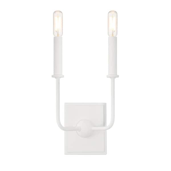 Savoy House Avondale 2-Light Bisque White Wall Sconce