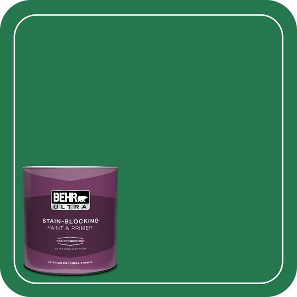 BEHR ULTRA 1 qt. #460B-7 Pine Grove Extra Durable Eggshell Enamel Interior Paint & Primer