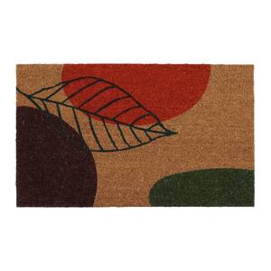 Fall Natural 18 in. x 30 in. Sheltered Coconut Door Mat