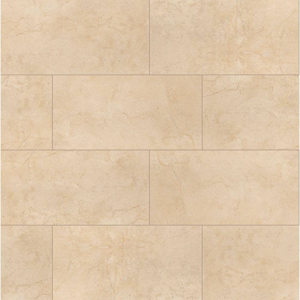 Take Home Tile Sample - Alvara Cremita 4 in. x 4 in. Polished Porcelain Floor and Wall Tile price history on PriceWatchPro