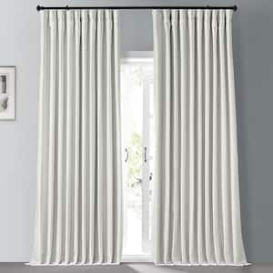 Off White Extra Wide Rod Pocket Blackout Curtain - 100 in. W x 84 in. L (1 Panel)