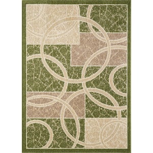 Selena Multicolor Geometric 5 ft. x 7 ft. Area Rug