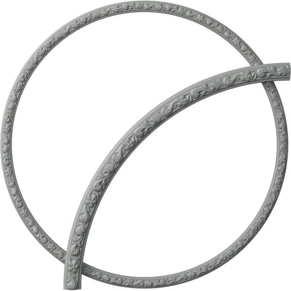 Ekena Millwork 4 .11 ft. Sussex Floral Ceiling Ring Kit