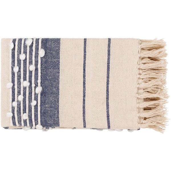 Livabliss Liandri Blue Throw Blanket