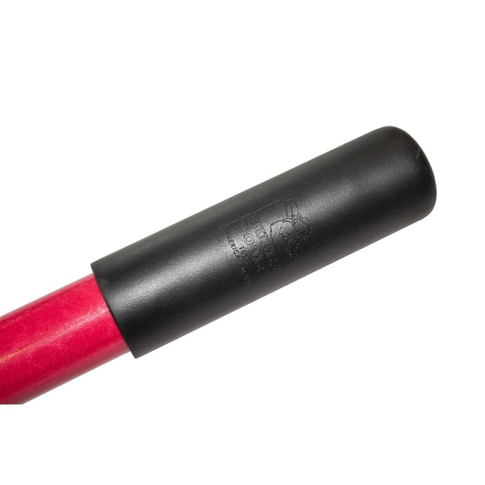 Heavy-Duty Red and Black Fiberglass Handle Cultivator