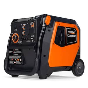 3800/3000-Watt Dual Fuel Inveter Generator, Fully Enclosed Case and Easy-To-Use Electric Start with Battery Included