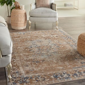 Malta Taupe 4 ft. x 6 ft.  Traditional Persian Area Rug