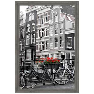 Regis Barnwood Grey Narrow Wood Picture Frame Opening Size 20 x 30 in.
