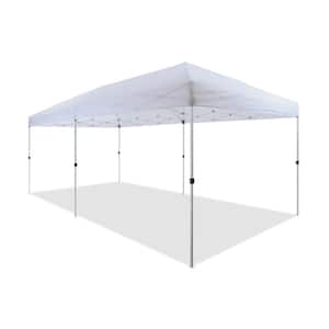 White 20-ft. x 10-ft. Everest Instant Canopy Outdoor Patio Shelter
