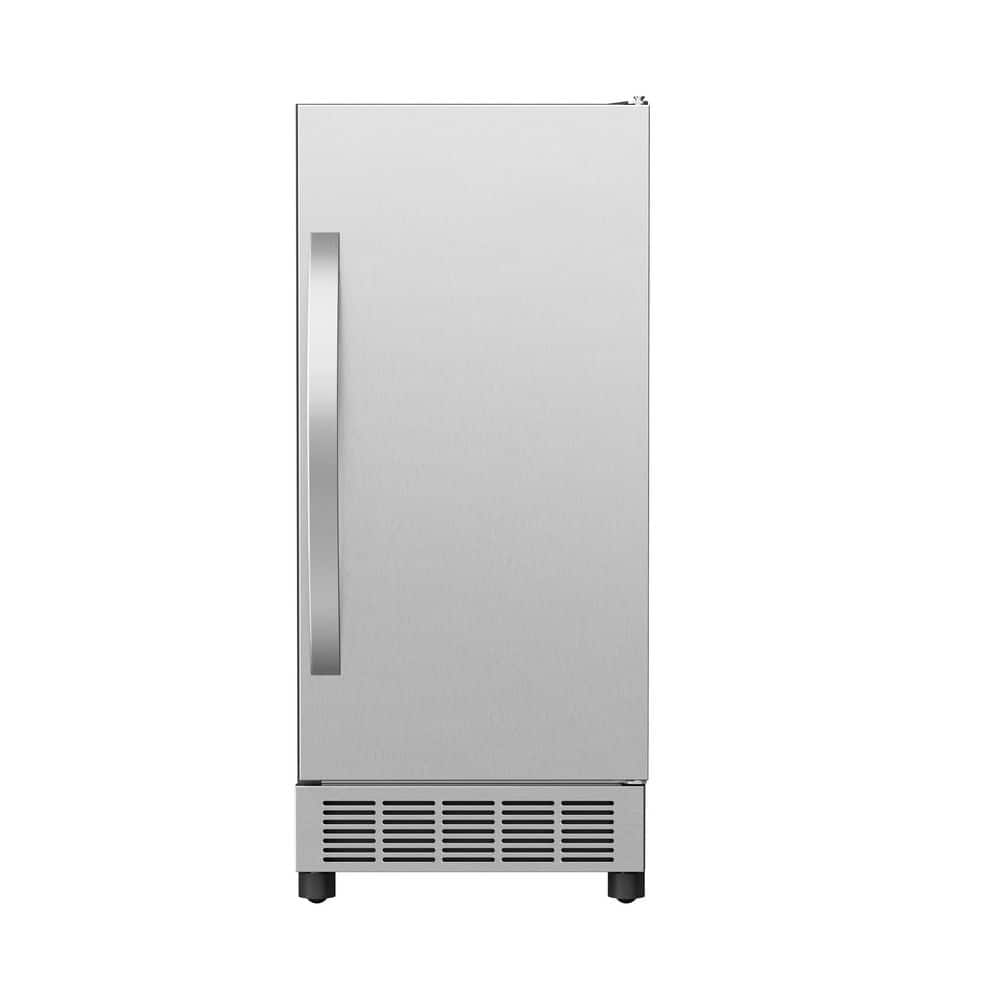 EdgeStar 15 in. 50 lbs. Built-In Ice Maker in Stainless Steel