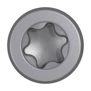 #10 2-1/2 in. 316 Stainless Steel Composite Gray Premium Star Drive Flat Undercut Screws (350-Count)