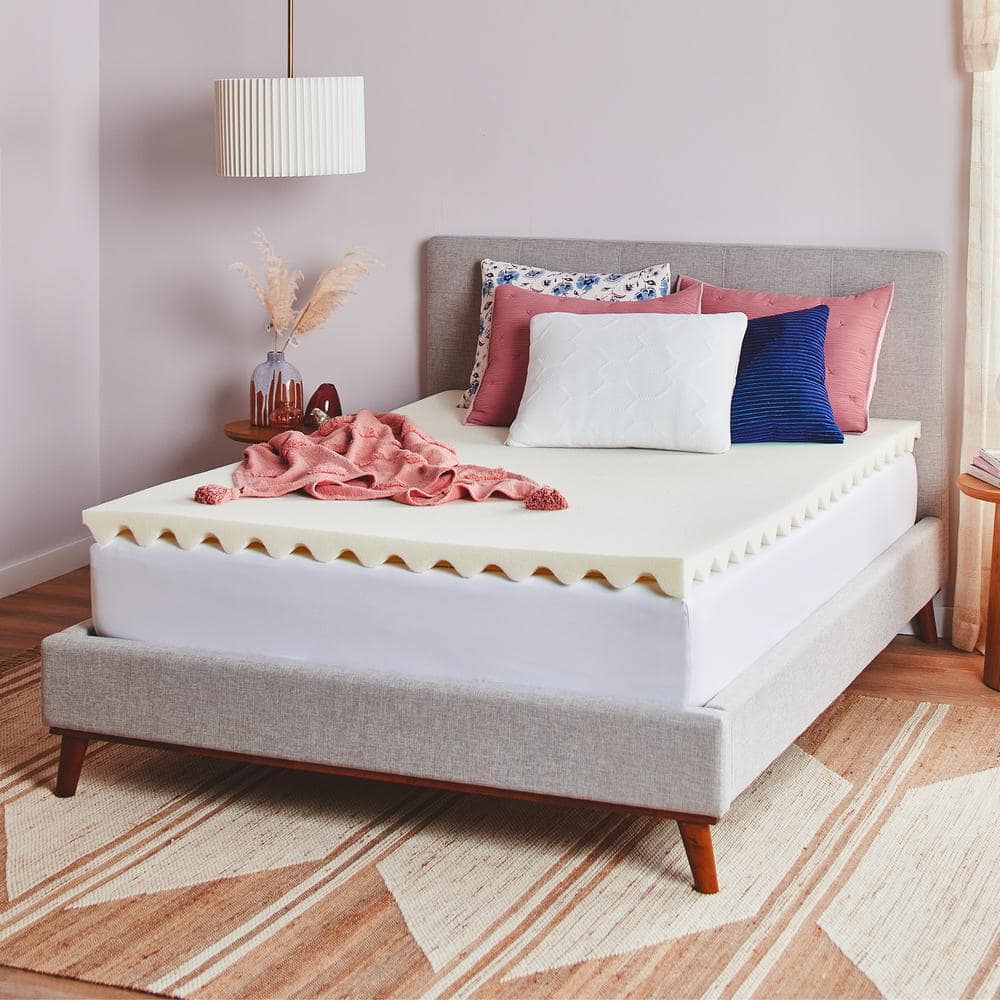 Comfort Boost 2.5 in. King Memory Foam Mattress Topper