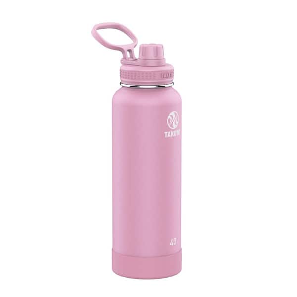 THERMOS FUNTAINER 16 Ounce Stainless Steel Vacuum Insulated Bottle with  Wide Spout Lid, Pink