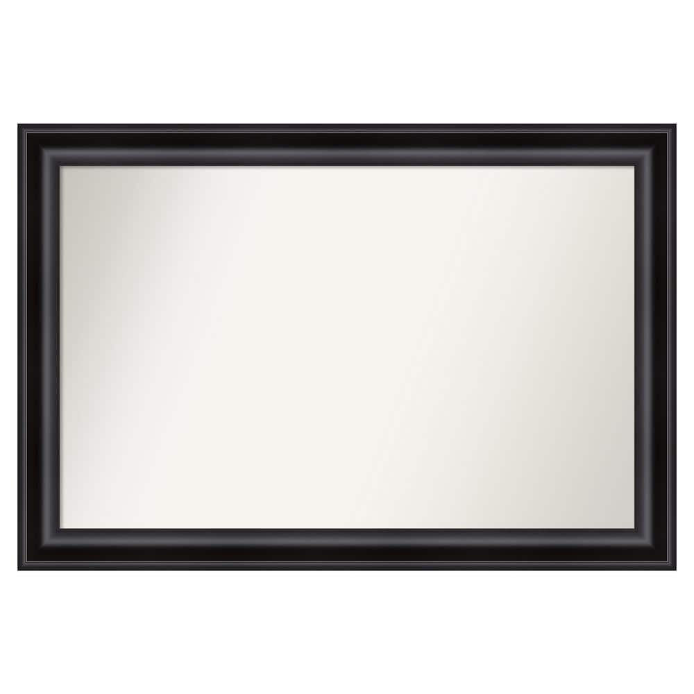 Grand Black 49.75 in. W x 33.75 in. H Custom Non-Beveled Recycled Polystyrene Framed Bathroom Vanity Wall Mirror price history on PriceWatchPro