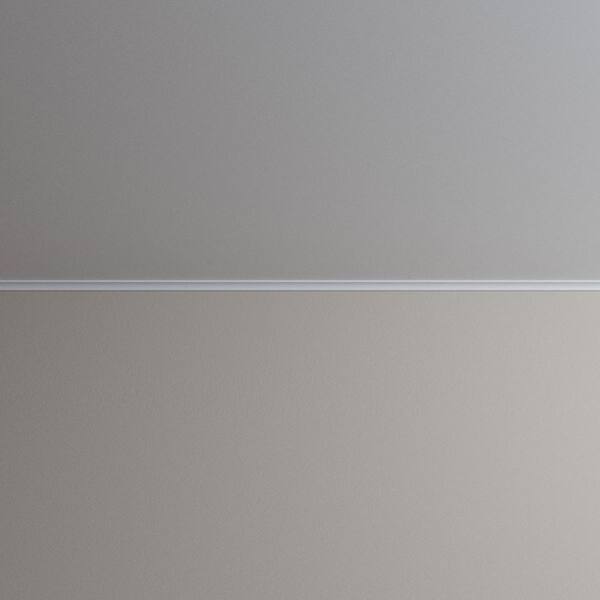 Ekena Millwork Finley 0.625 in. D x 1 in. W x 96 in. L Polyurethane Crown Moulding