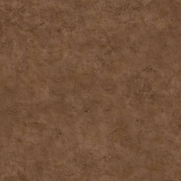 The Wallpaper Company 8 in. x 10 in. Brown Plaster Effect Wallpaper Sample