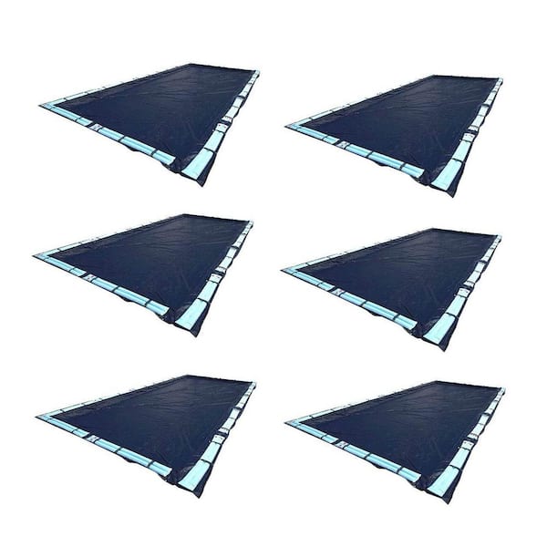 Swimline 20 ft. x 40 ft. Rectangular In Ground Winter Swimming Pool Cover (6-Pack)