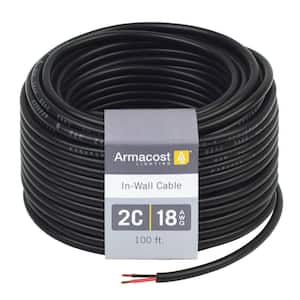 2C 18AWG In-Wall Cable Connector Cord (100 ft./8 m)