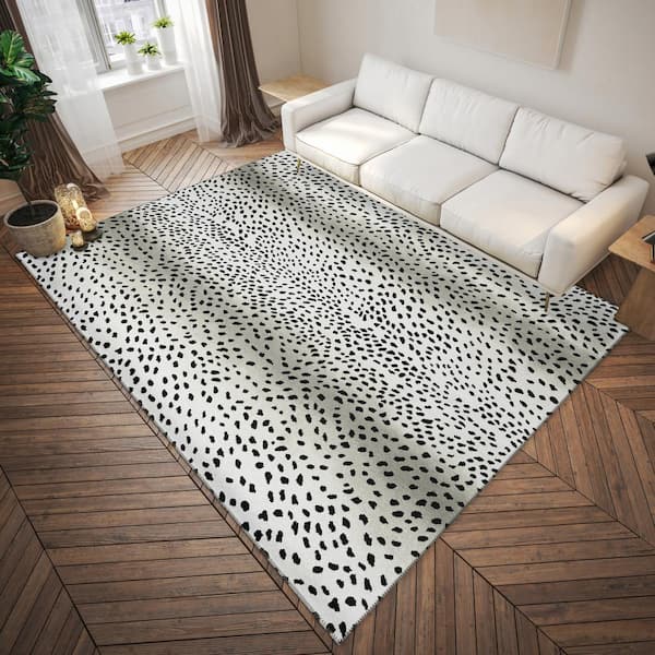 Gorilla Animal Print Faux Fur Rug Non Slip Floor Mat Carpet Home