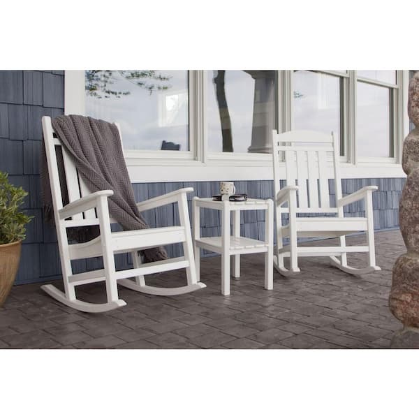 Poly discount wood rocker