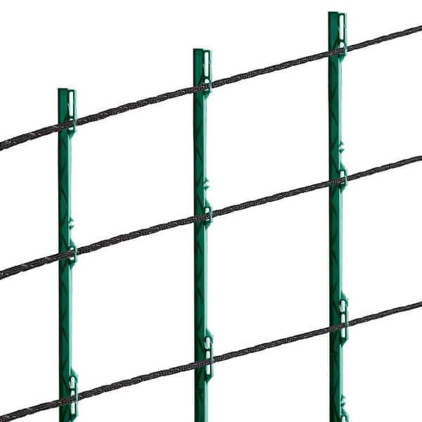 Electric Fence Wire 1000 ft. 305M Portable Polywire 1/4 in. Diameter 2 Copper Strands for Reliable Conductivity