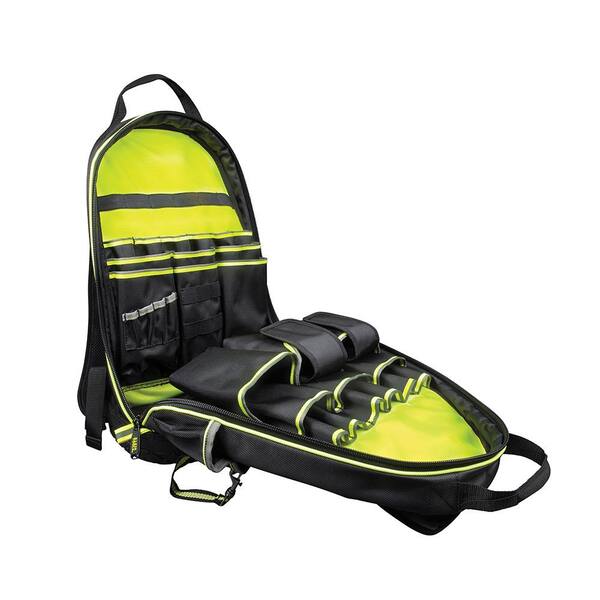 Klein Tools Tradesman Pro 14-3/8 in. High-Visibility Tool Bag 