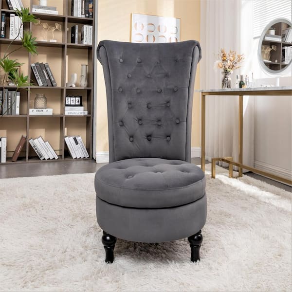 Vanity grey chair hot sale