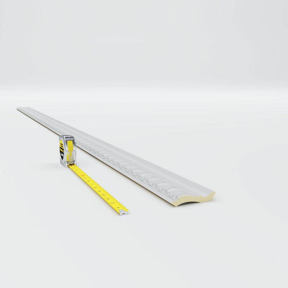 2 3/4"H x 2 3/8"P x 3 5/8"F x 94 1/2"L Sequential Crown Moulding