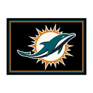 NFL 4 ft. x 6 ft. Miami Dolphins spirit rug