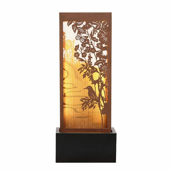 HI-LINE GIFT LTD 3-Layer Icebird Scenery Waterfall Fountain with LED Lighting