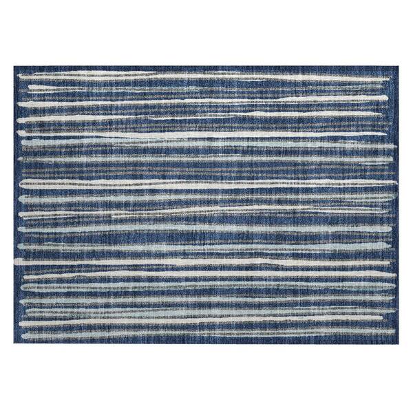 Chantille Machine Washable Indoor/Outdoor Abstract ACN3045 Navy 2 ft. x 3 ft. Accent Rug