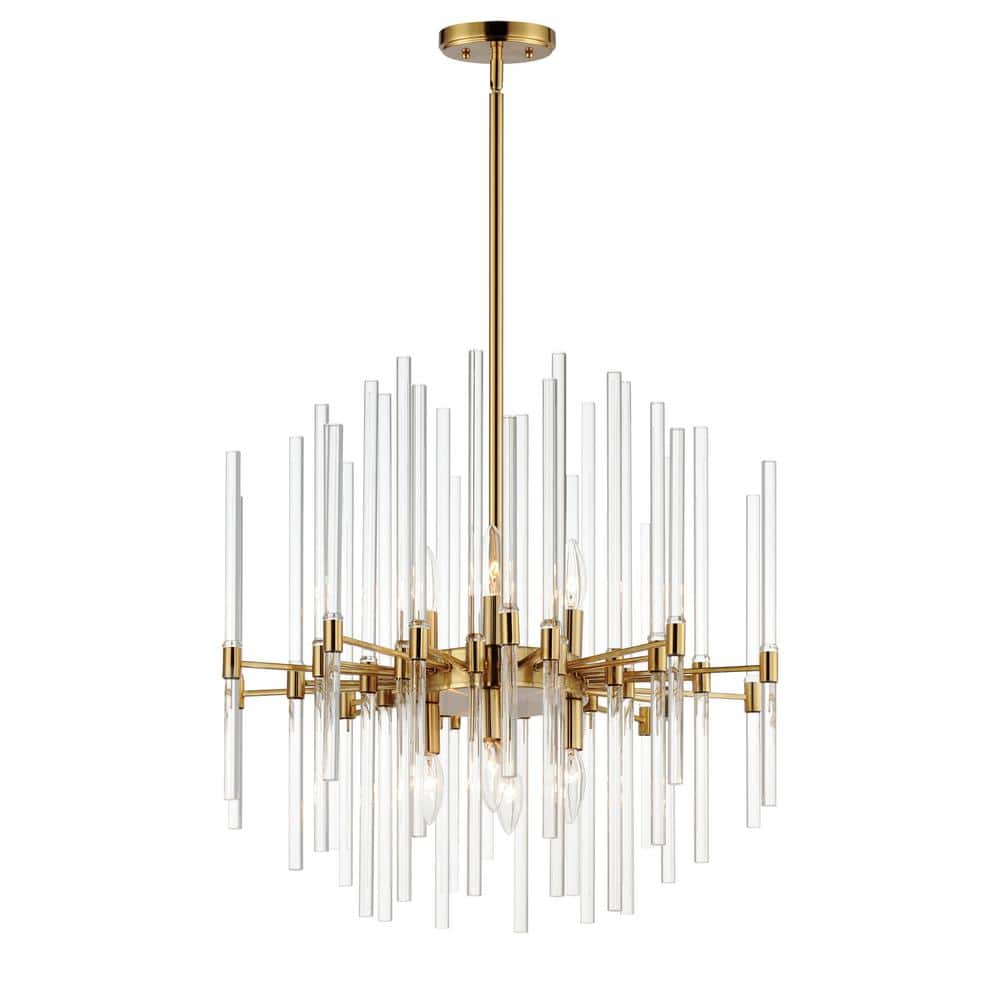 38405CLHR-Maxim Lighting-Divine - 8 Light Chandelier In Glam Style-21.75 Inches Tall and 23.5 Inches Wide