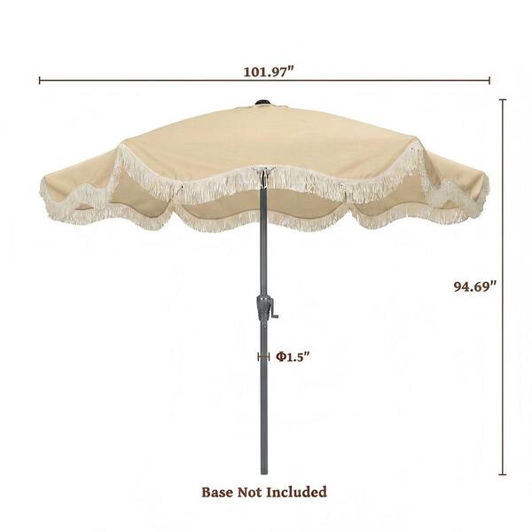 abba patio 50 lbs round patio umbrella base Abba Patio Compact Base for Cantilever Umbrella