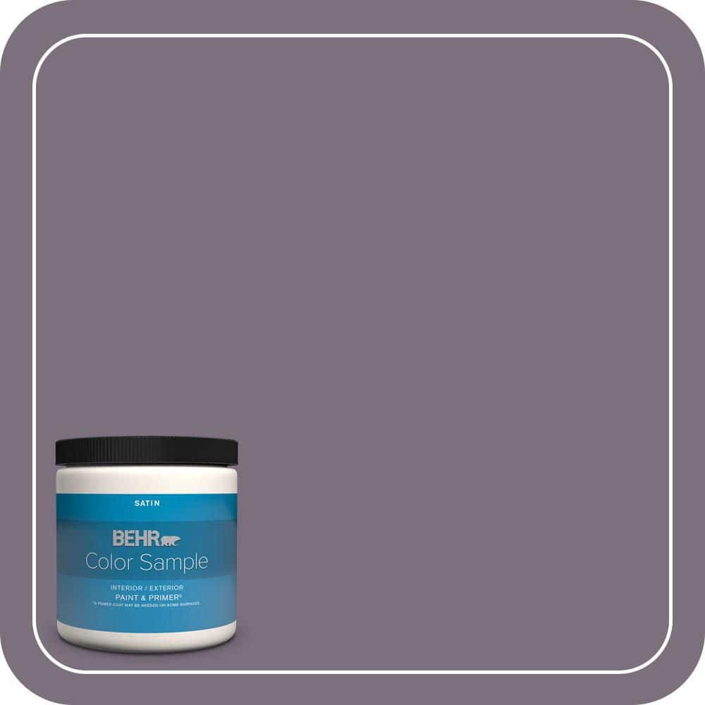 8 oz. #PPU17-17 Plum Shadow Satin Enamel Interior/Exterior Paint & Primer Color Sample price history on PriceWatchPro
