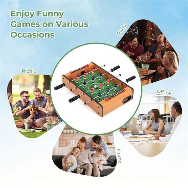 Costway 20 in. Foosball Table Competition Game Soccer Arcade Sized