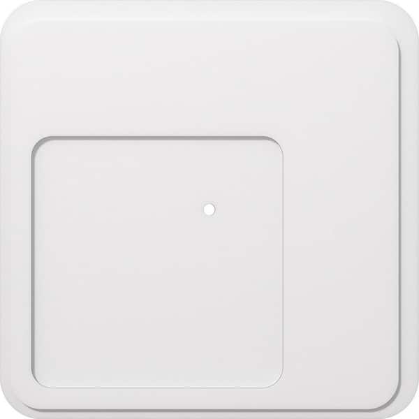 Ekena Millwork 1 in. P X 12-1/2 in. C X 36 in. OD X 1 in. ID Lucan Architectural Grade PVC Contemporary Ceiling Medallion