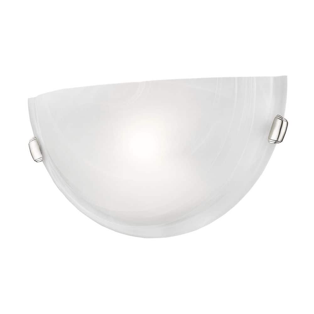 Contour Lines 8''x16'' Brushed Nickel Dimmable Wall Sconce