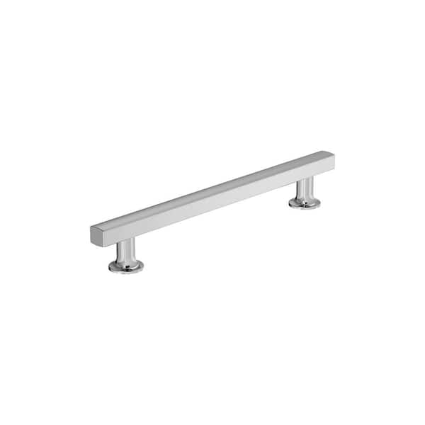 Amerock Everett 6-5/16 in. (160mm) Modern Polished Chrome Bar Cabinet Pull