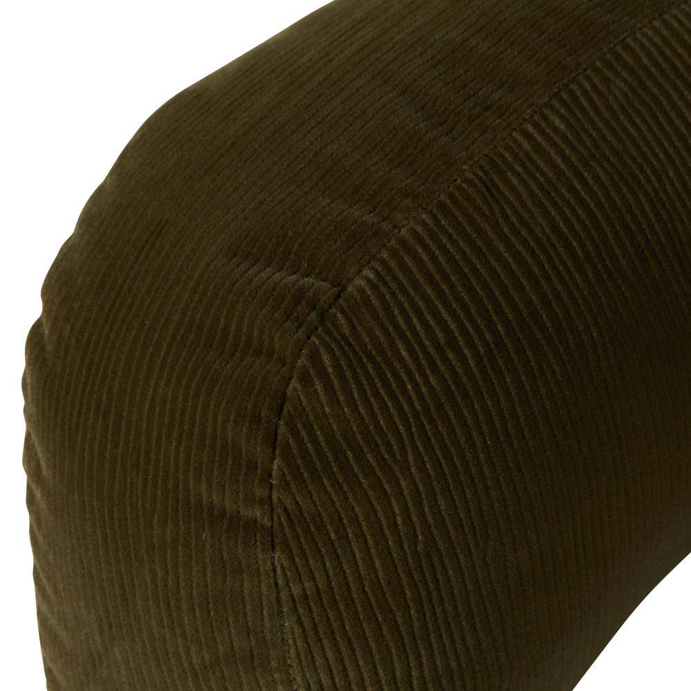 Sage Green Corduroy Microfiber Bed Rest Pillow with Arm Supports