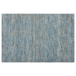 Dune Seafoam 5 ft. x 7 ft. Striped Casual Area Rug