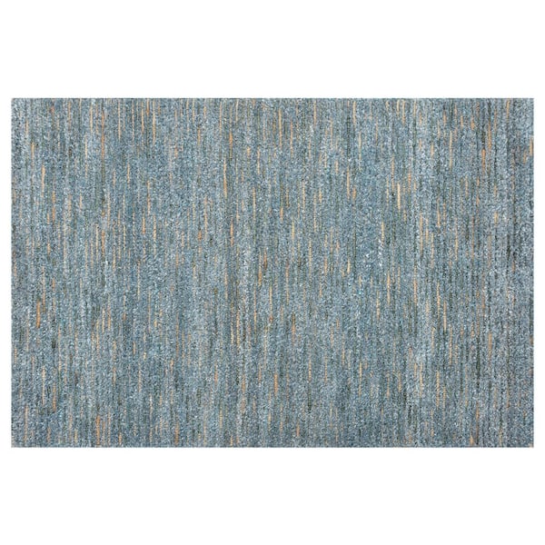 MILLERTON HOME Dune Seafoam 9 ft. x 13 ft. Striped Casual Area Rug