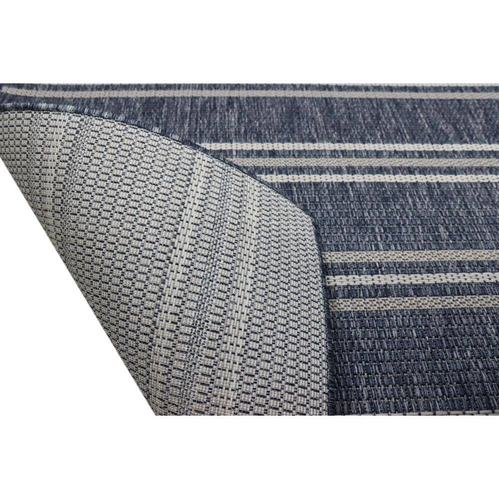 Serenity Gray 9' x 12' UV-Protected Stain-Resistant Synthetic Rug